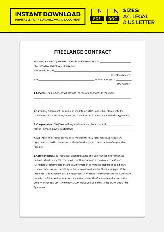 Freelance⁤ Contract Templates