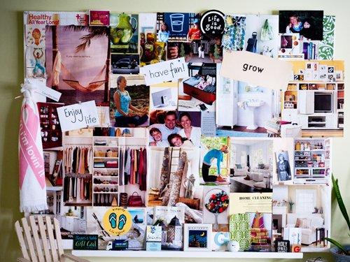 Blueprints of Achievement: The Power of Visualization 5 Creating a Vision Board: A Practical Guide to Manifesting Your Goals