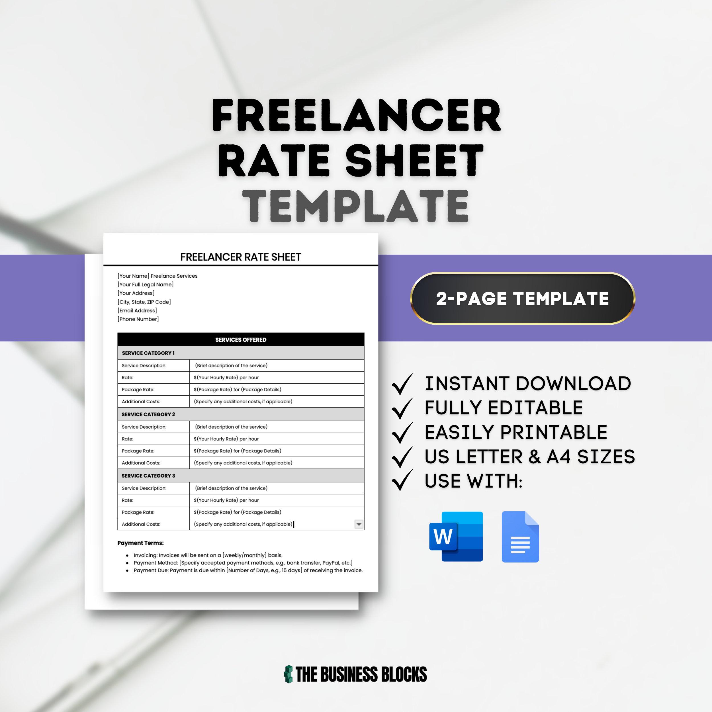 Freelance Rates and Pricing