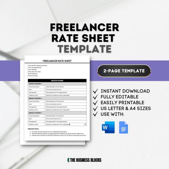 Freelance Rates and Pricing