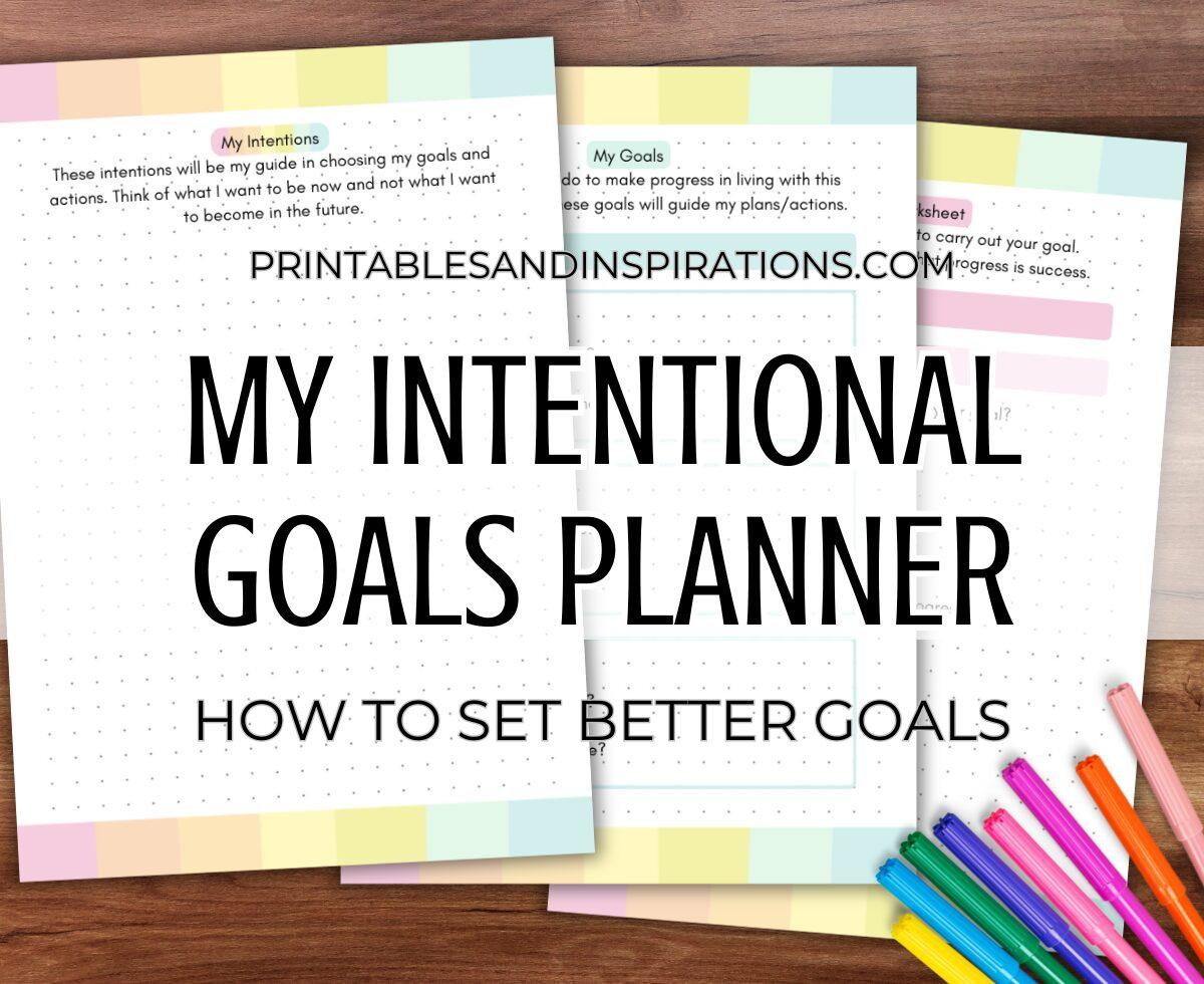 Setting Intentional Goals for Personal Advancement