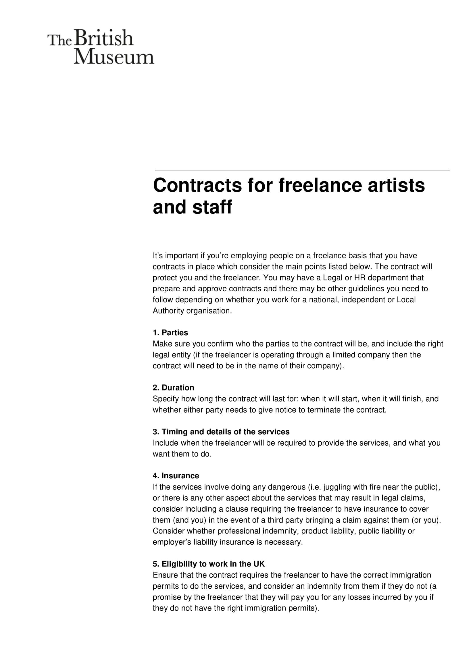 Freelance Contract Templates